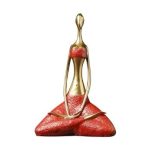 Statuette femme yogi qui médite en résine gamme “ZEN”